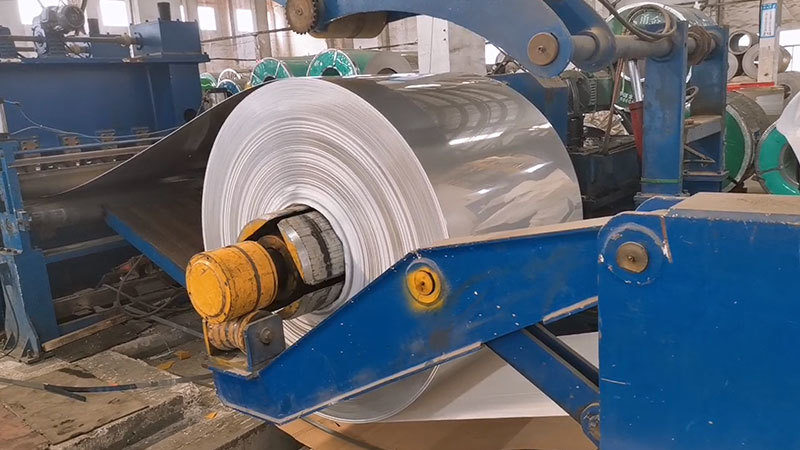 Production process for 1220*2440mm stainless steel plate